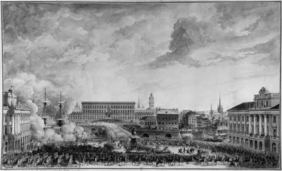 Uitzicht op Stockholm, eind 18e eeuw